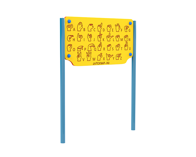 Edukációs panel - Kézjelek